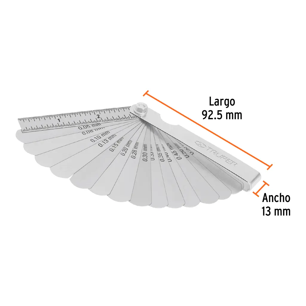 CALIBRADOR DE 15 HOJAS STD / MM, TRUPER