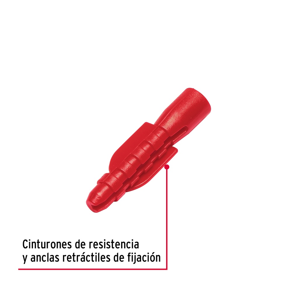 BOLSA CON 50 TAQUETES DE PLASTICO 1/4', FIERO