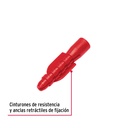 BOLSA CON 50 TAQUETES DE PLASTICO 1/4', FIERO
