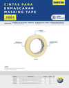 CINTA MASKING TAPE PARA ENMASCARAR 48 MM X 50 M