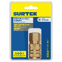 COPLE DE BRONCE DE CONEXION RAPIDA 1/4" NPT, HEMBRA