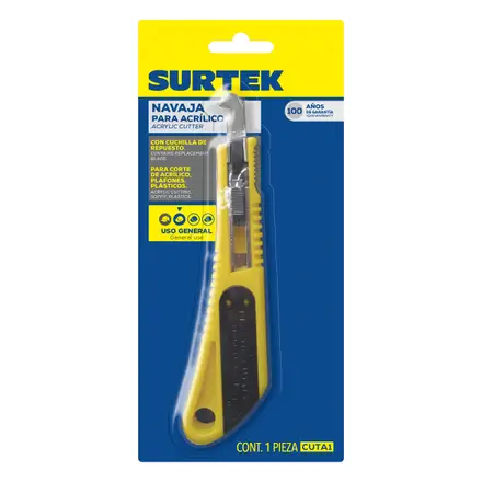 CORTADOR PARA ACRILICO DE 6-9/32", CON NAVAJA INTERCAMBIABLE