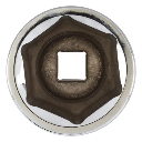 DADO 1/2" LARGO 6 PUNTAS 36 MM