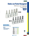 DADO CON PUNTA HEXAGONAL CUADRO DE 3/8", EN PULGADAS, 3/16"
