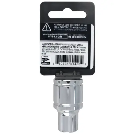 DADO CUADRO DE 1/2", 12 PUNTAS, EN PULGADAS, 3/8"
