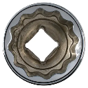 DADO CUADRO DE 3/8", 12 PUNTAS, METRICO, 25 MM