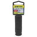 DADO DE IMPACTO LARGO CUADRO DE 1/2", 6 PUNTAS, EN PULGADAS, 3/8"