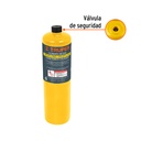 CILINDRO DE GAS PROPANO DE 400G, AMARILLO, TRUPER