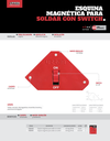 ESQUINA MAGNETICA PARA SOLDAR MULTIANGULAR CON SWITCH 3-3/8", 30 LB