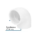 CODO 90° DE PVC DE 2', FOSET