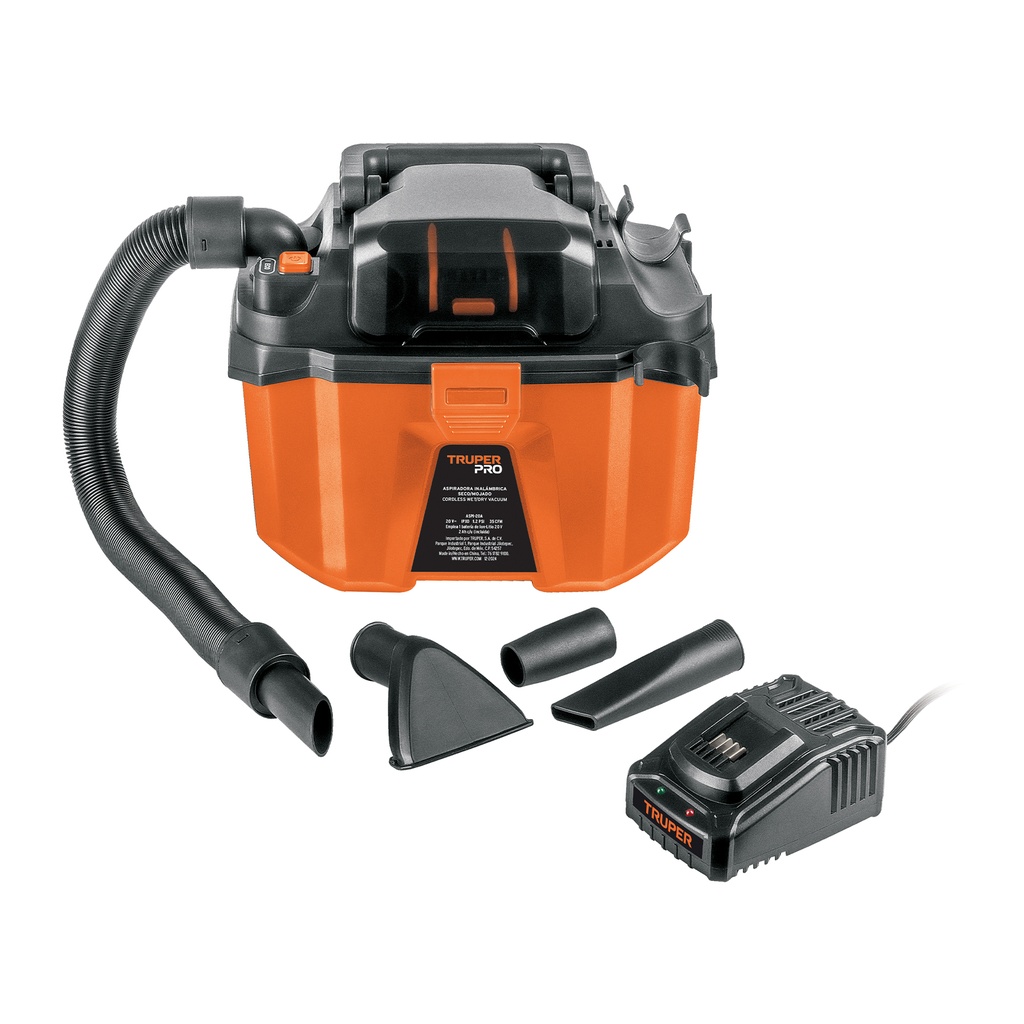 ASPIRADORA, 20V, 1 BATERIA 2AH, TRUPER PRO