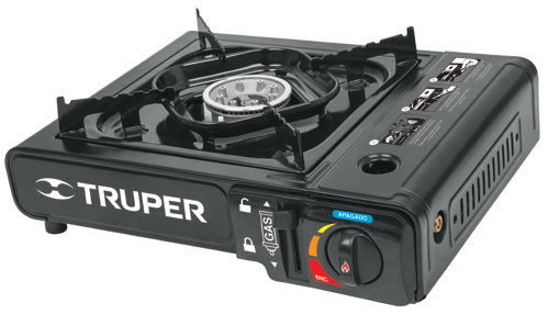ESTUFILLA PORTATIL PARA GAS, ENCENDIDO ELECTRONICO, TRUPER
