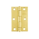 BISAGRA RECTANGULAR 4' ACERO LATONADO, HERMEX