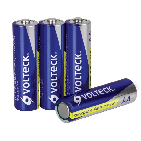BLISTER CON 4 PILAS RECARGABLES AA USO GENERAL, 1300 MAH