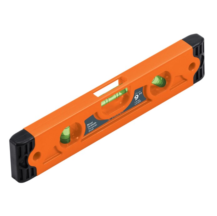 NIVEL TORPEDO MAGNETICO DE 9' CON CUERPO DE ABS, TRUPER
