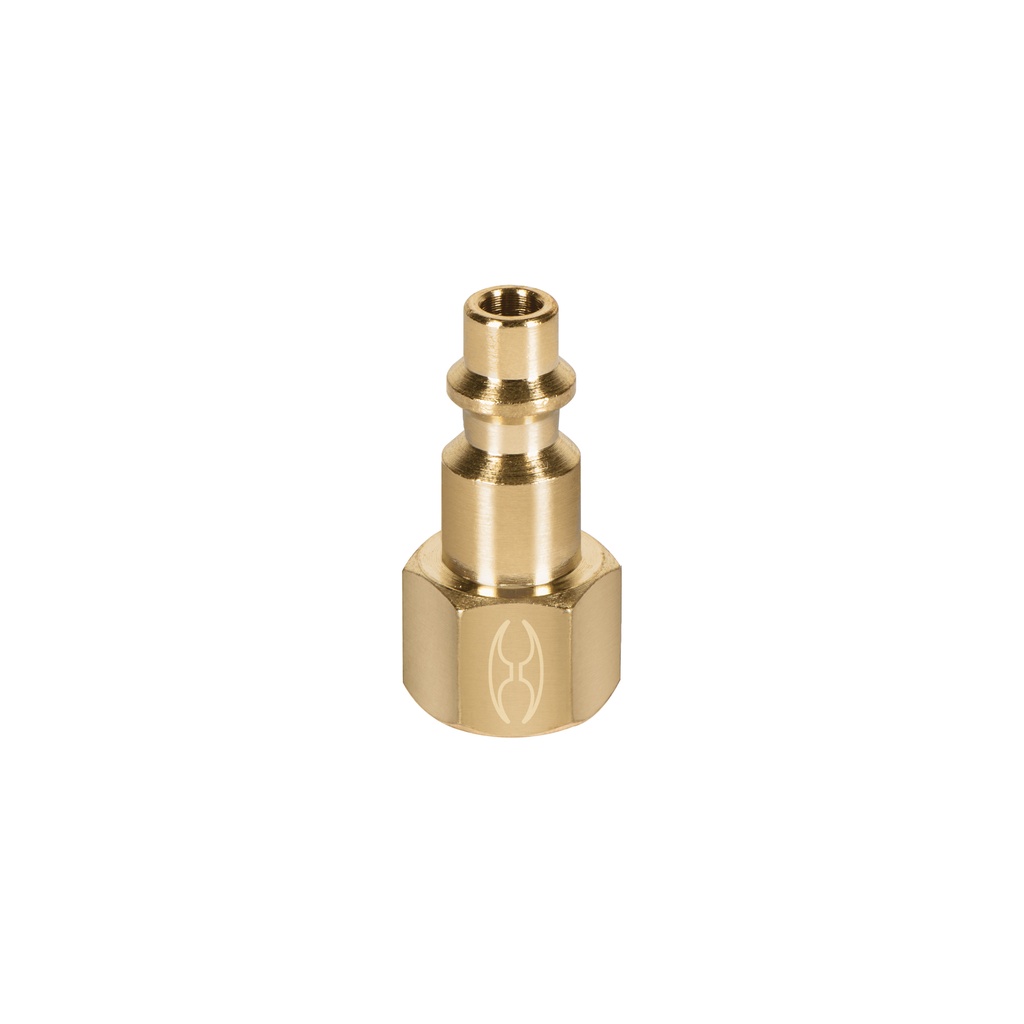 CONECTOR RAPIDO DE LATON, HEMBRA, CUERDA 1/4' NPT, TRUPER