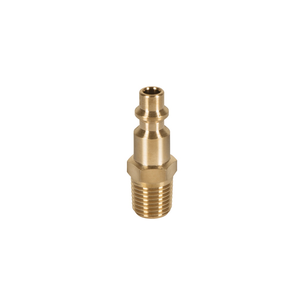 CONECTOR RAPIDO DE LATON, MACHO, CUERDA 1/4' NPT, TRUPER