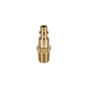 CONECTOR RAPIDO DE LATON, MACHO, CUERDA 1/4' NPT, TRUPER