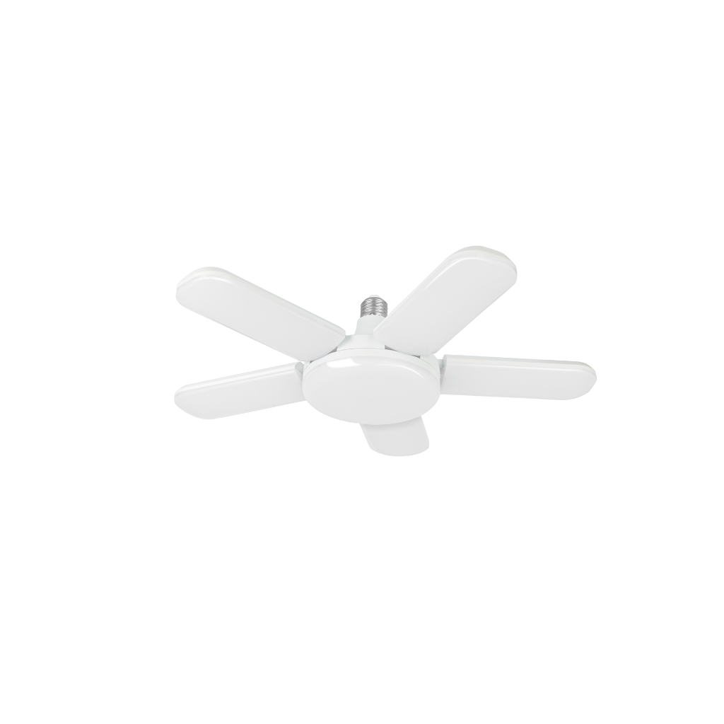 LAMPARA LED TIPO VENTILADOR 50W, 5 ASPAS, 6500K, BASIC