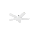 LAMPARA LED TIPO VENTILADOR 50W, 5 ASPAS, 6500K, BASIC