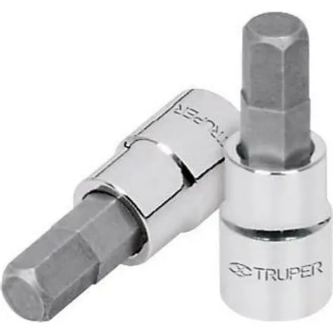 DADO CON PUNTA HEXAGONAL CUADRO DE 3/8", METRICO, 10 MM