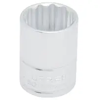 DADO CUADRO DE 1/2", 12 PUNTAS, METRICO, 21 MM