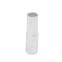 DADO LARGO CUADRO DE 1/2", 12 PUNTAS, METRICO, 13 MM