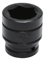 DADO DE IMPACTO CUADRO DE 3/4", 6 PUNTAS, METRICO, 30 MM