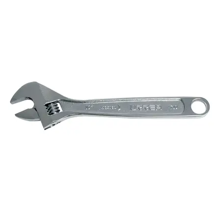 LLAVE AJUSTABLE CROMADA, ALTURA 1-1/8", 10"