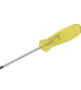 DESTORNILLADOR CON MANGO AMBAR, PUNTA CABINET BARRA REDONDA 1/8" X 6"