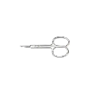 TIJERAS PARA BORDAR 3-3/4"