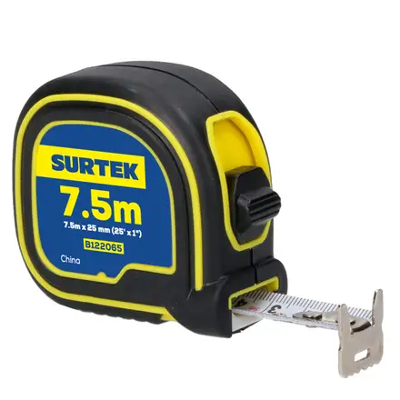 FLEXOMETROS ANTI-IMPACTO CON CARCASA SOFT GRIP, 7.5 M X 25 MM