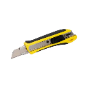 CUTTER CON CUERPO DE PLASTICO DE 18 MM, CAMBIO AUTOMATICO DE NAVAJA, MANGO BIMATERIAL