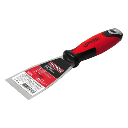 ESPATULA FLEXIBLE DE ACERO INOXIDABLE CON MANGO BIMATERIAL 2"