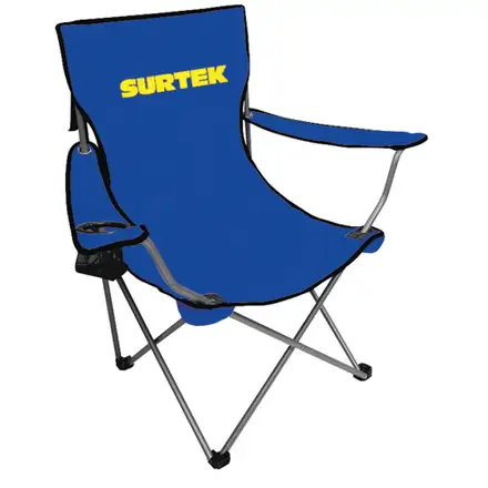 SILLA PLEGABLE DE LONETA CON PORTA VASO