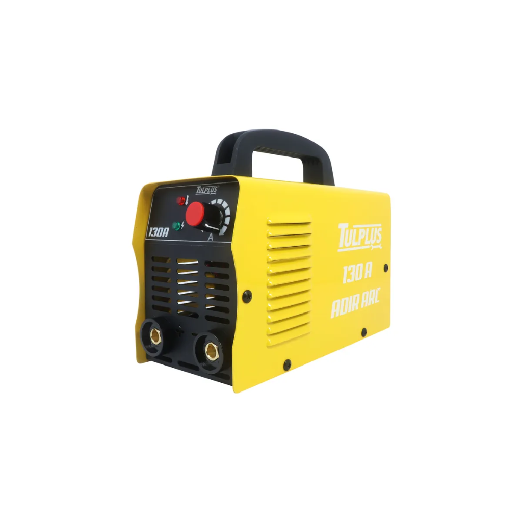 SOLDADORA PARA ELECTRODO REVESTIDO INVERTER 130 A 110 V (CA) CON CABLES, CARETA Y CEPILLO