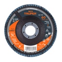 DISCO 4-1/2' LAMINADO GRANO 60 CENTRO 7/8', TRUPER
