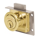 CERRADURA PARA MUEBLE, MODELO 24, LATON, HERMEX