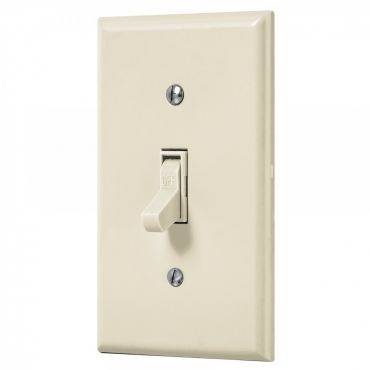 PLACA ARMADA INTERRUPTOR SENCILLO, LINEA STANDARD, MARFIL