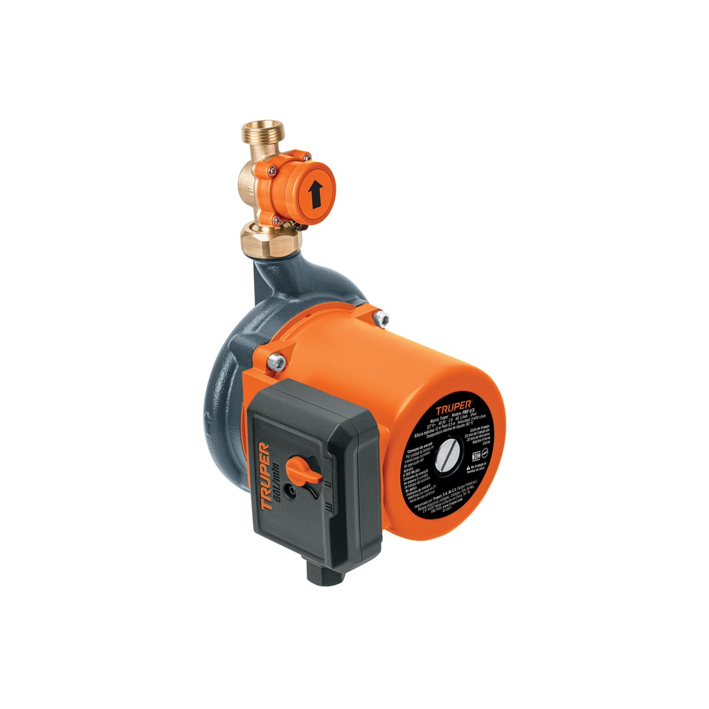 BOMBA DE AGUA CON PRESURIZADORA, 1/3 HP