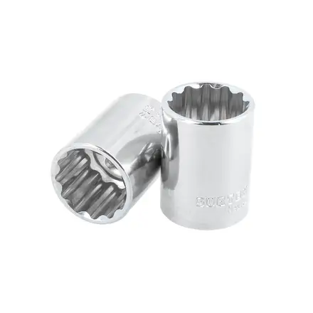 DADO CUADRO DE 3/8", 12 PUNTAS, EN PULGADAS, 3/4"