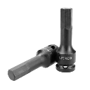 DADO DE IMPACTO CON PUNTA HEXAGONAL CUADRO DE 1/2", METRICO, 17 MM