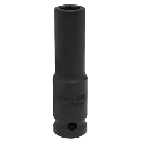 DADO DE IMPACTO LARGO CUADRO DE 1/2", 6 PUNTAS, EN PULGADAS, 3/8"