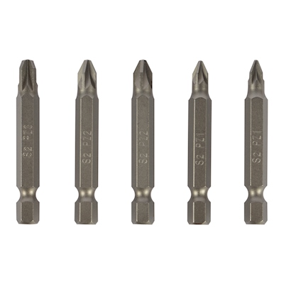 ESTUCHE CON 5 PUNTAS DE CRUZ PH2 LARGO 2', TRUPER EXPERT