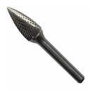 LIMA ROTATIVA DOBLE FILO DE CARBURO DE TUNGSTENO VASTAGO 1/4"