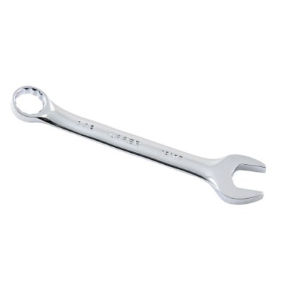 LLAVE COMBINADA CORTA PULIDO ESPEJO EN PULGADAS, 12 PUNTAS, 3/8"
