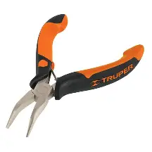 MINI PINZA DE PUNTA CURVA 5' MANGO COMFORT GRIP, TRUPER