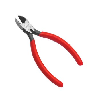 PINZA PARA ELECTRICISTA CON MANGO RUBBER GRIP DE 5-13/32" CORTE DIAGONAL
