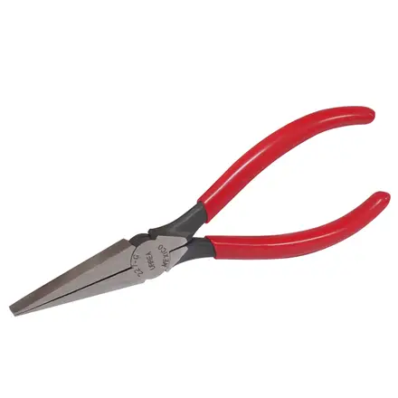 PINZA PARA ELECTRICISTA CON MANGO RUBBER GRIP DE 6-5/8" PUNTA PLANA