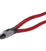 PINZA PARA ELECTRICISTA CON MANGO RUBBER GRIP DE 7-3/4" CORTE DIAGONAL ALTA PALANCA